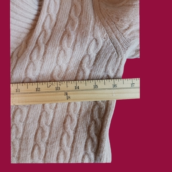 J. Crew Tan Cable Knit Cardigan - Picture 7 of 8